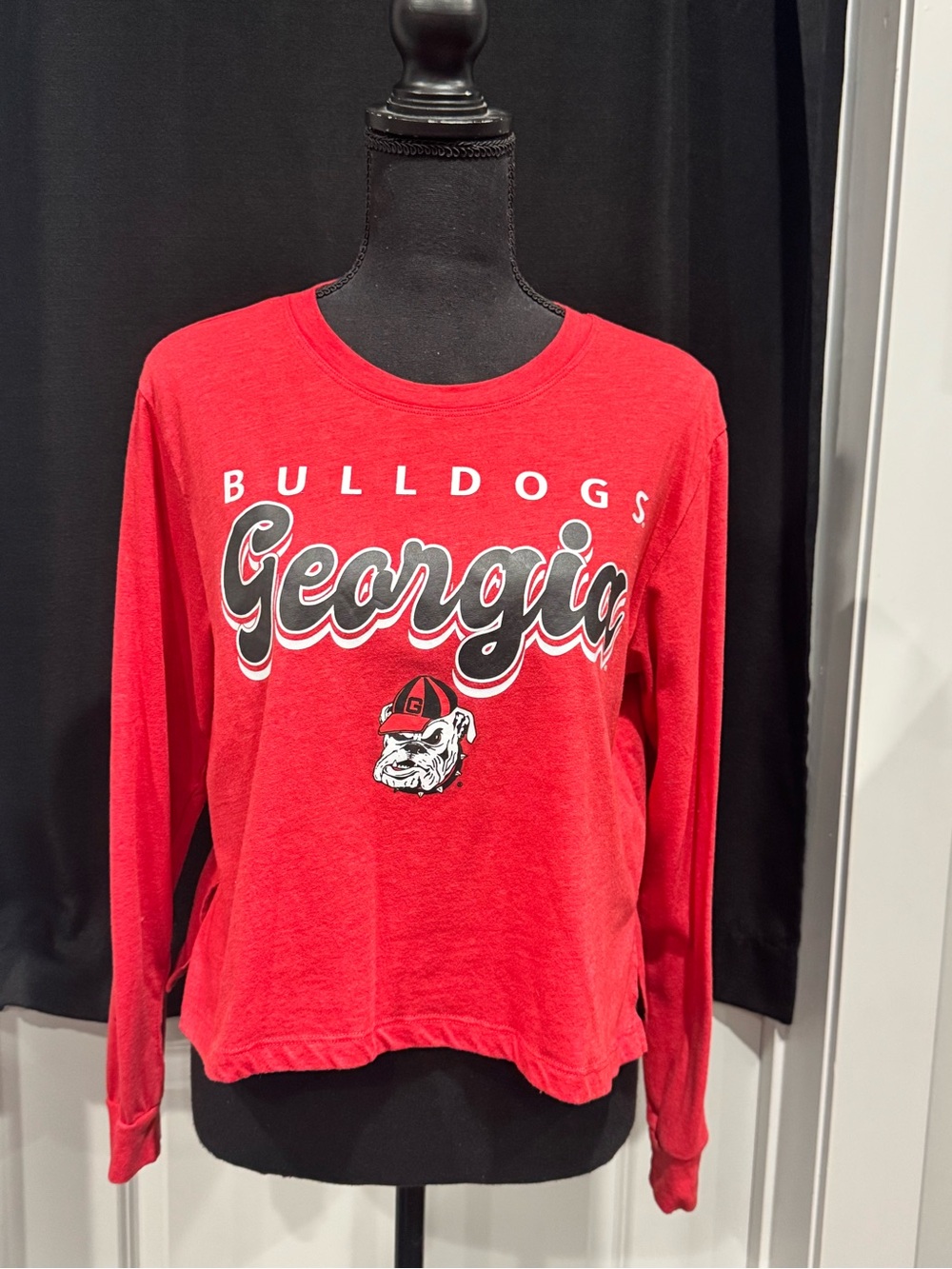 Georgia Bulldogs Red Long Sleeve Tee